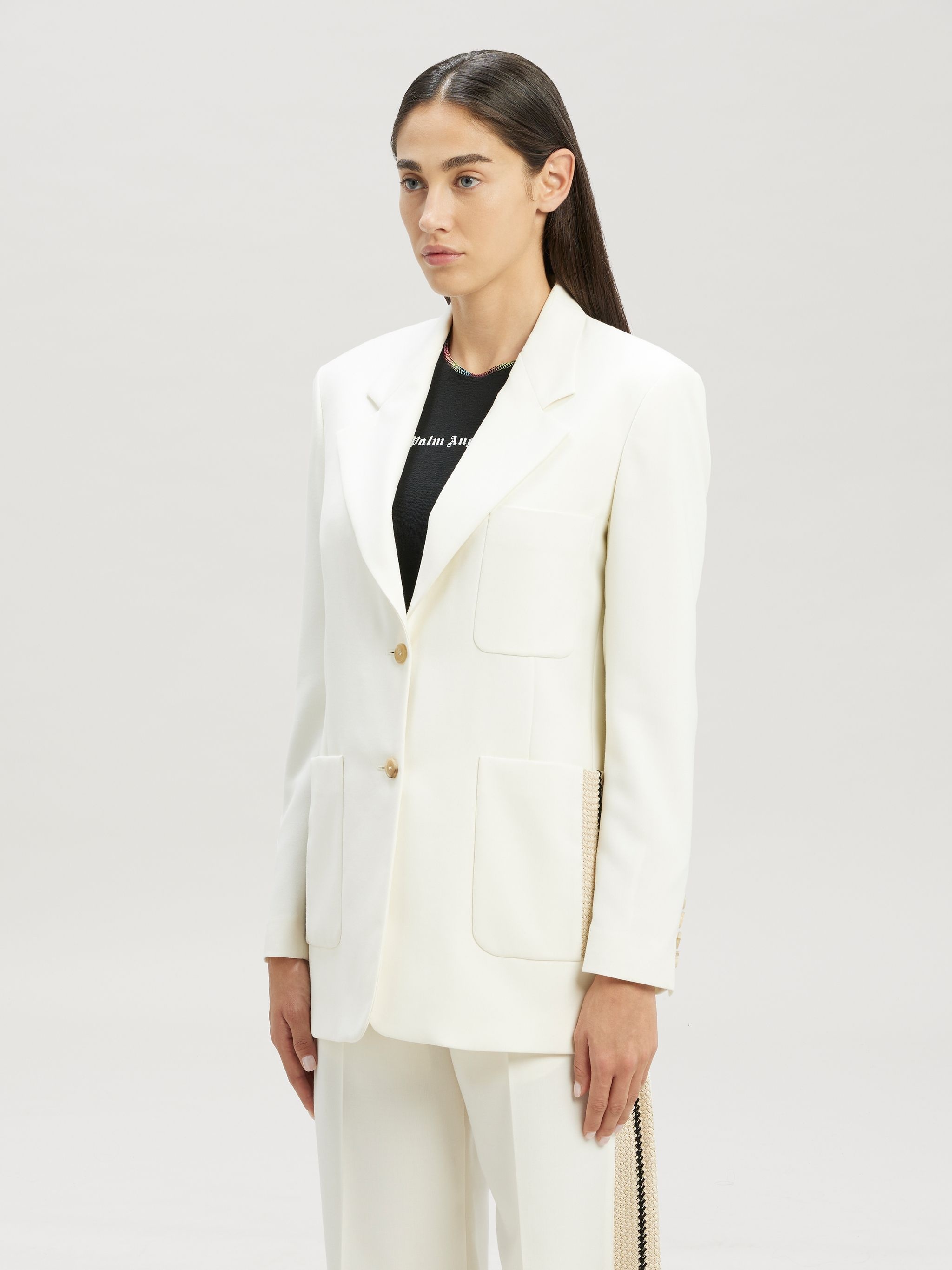 Knit Tape Blazer - 4