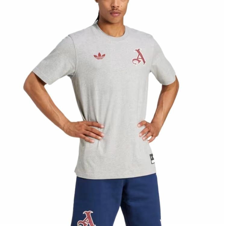 adidas Arsenal VRCT T-Shirt 'Grey' JL6111 - 2