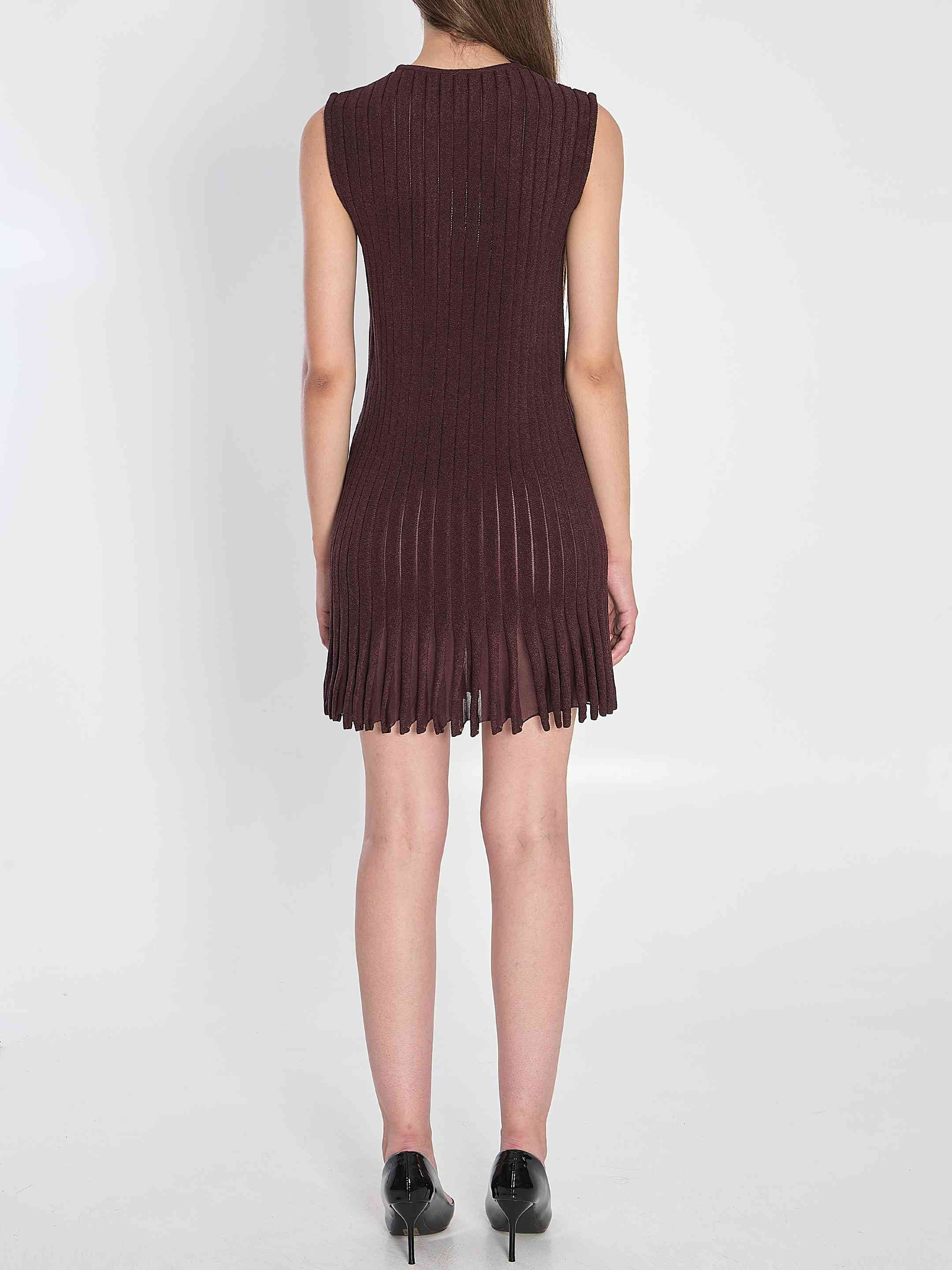 Alaia Women Striped Knit Dress - 4