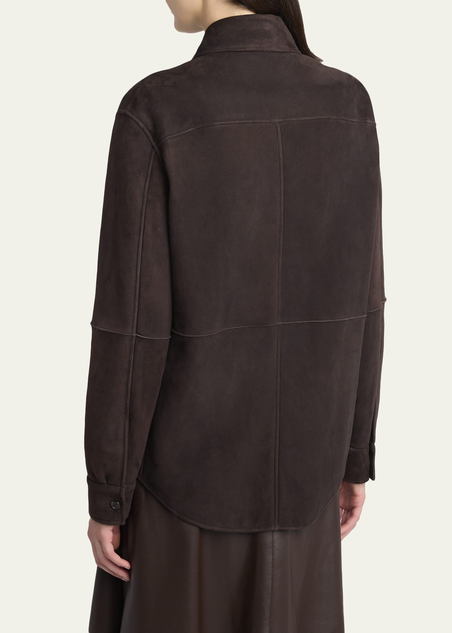 Gwena Sheep Shearling Shirt Jacket - 3