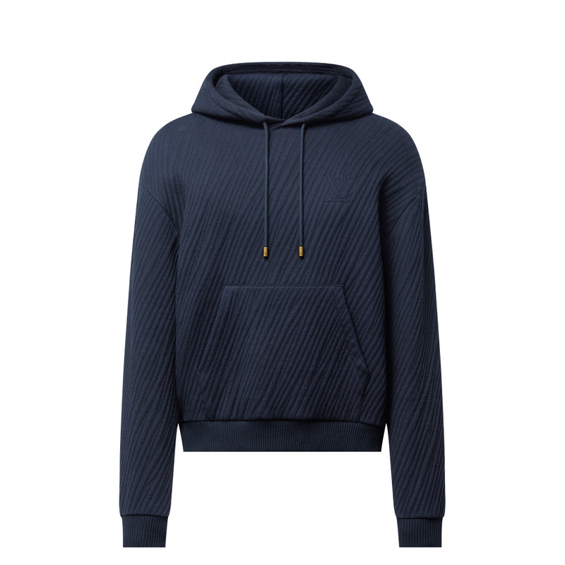 Textured Jacquard Jersey Hoodie 1