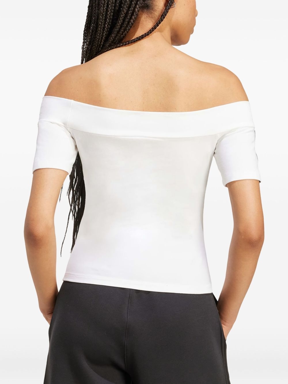 3-Stripes off-shoulder top - 3
