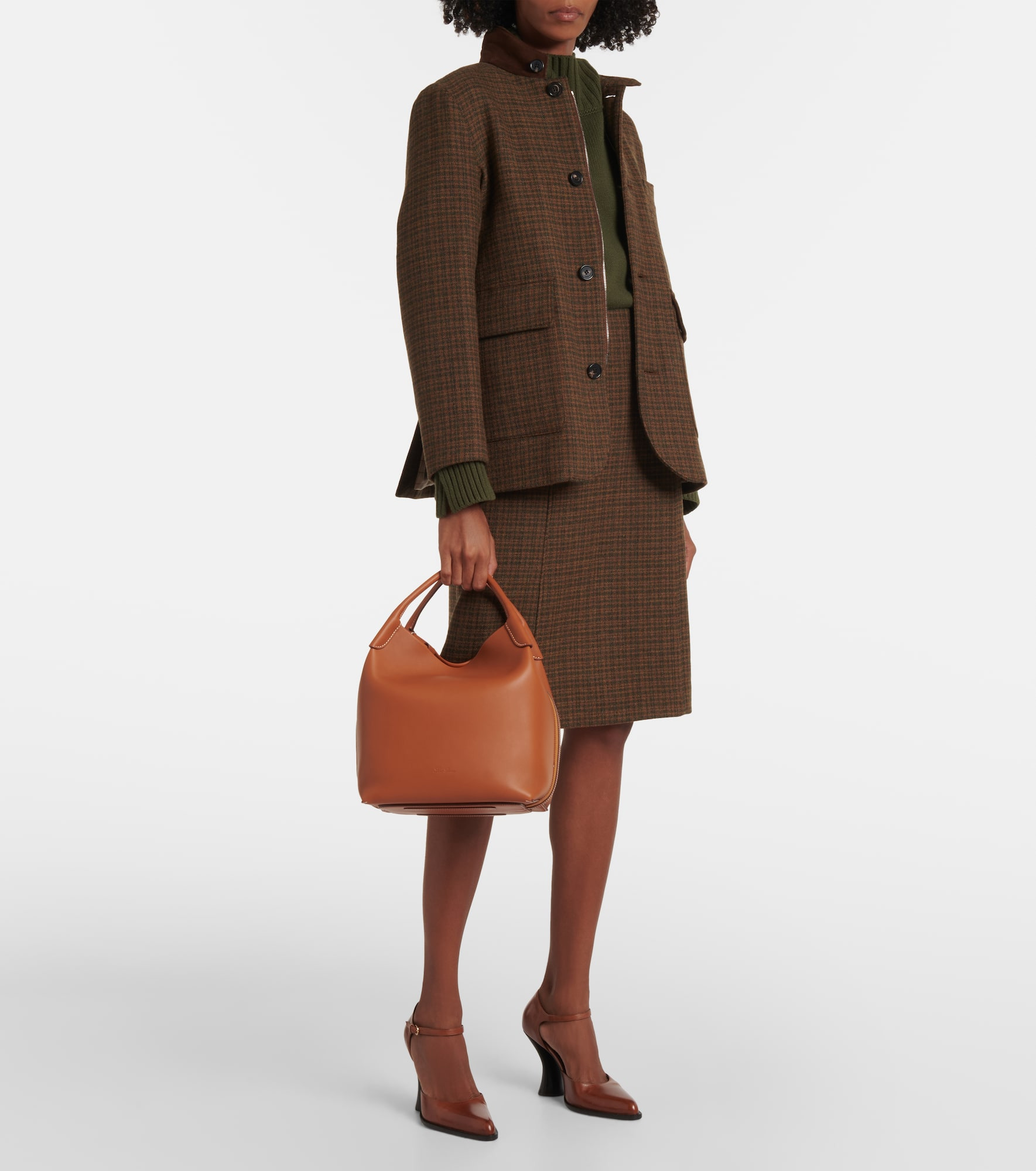 Bale leather shoulder bag - 5