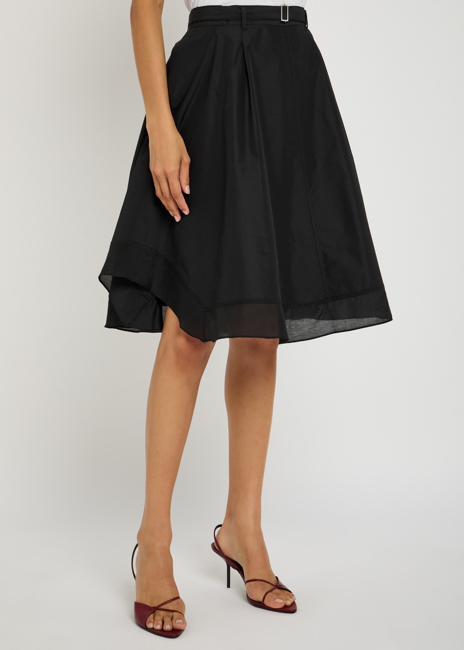 3.1 Phillip Lim Flounce Cotton-blend Midi Skirt - 2