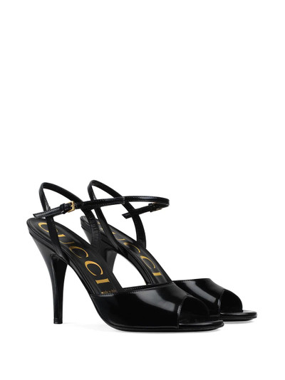 GUCCI peep-toe sandals outlook