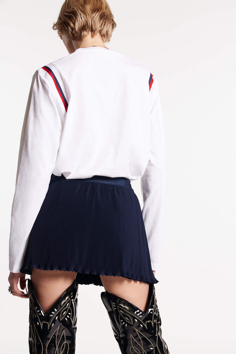 PLEATED MINI SKIRT - 3