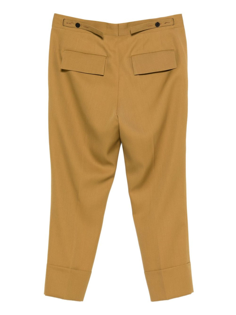 SAPIO gabardine cuffed trousers outlook