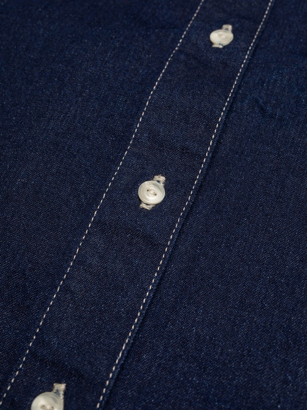 Lina Painter Denim Shirt Dark Blue - 6