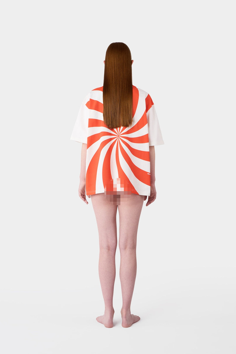 SPIRALE OVER T-SHIRT / off-white 3