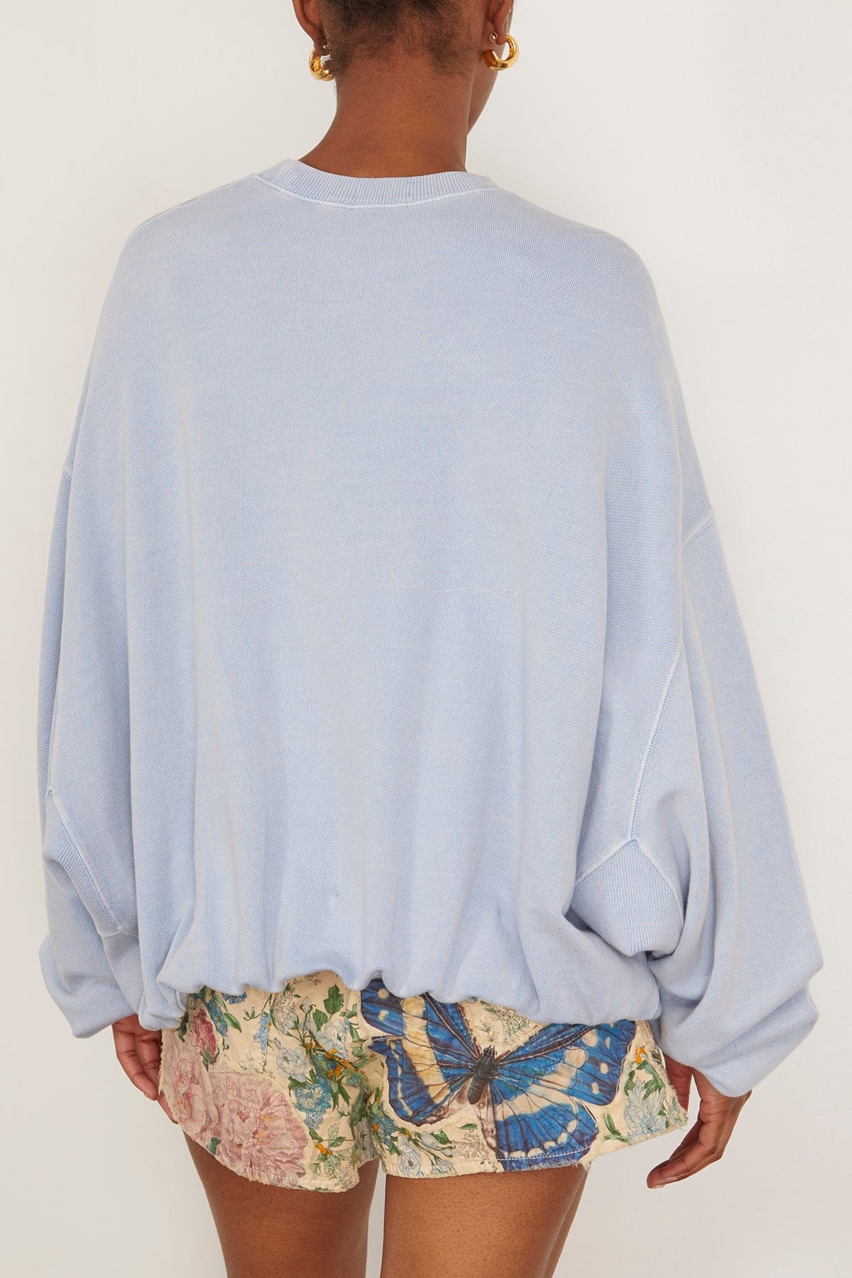 New York Balloon Crewneck in Light Blue - 4