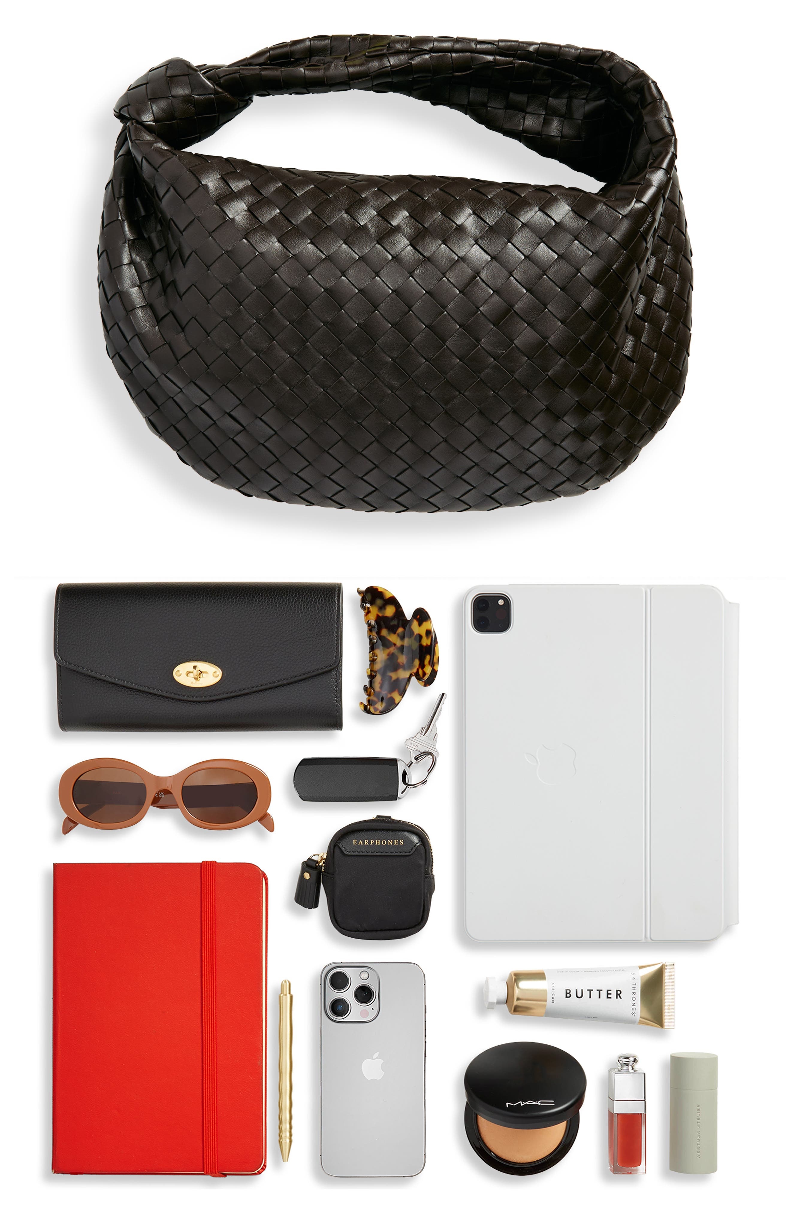 Bottega Veneta Jodie Leather Hobo Bag in 2132 Fondant-Gold at Nordstrom - 8