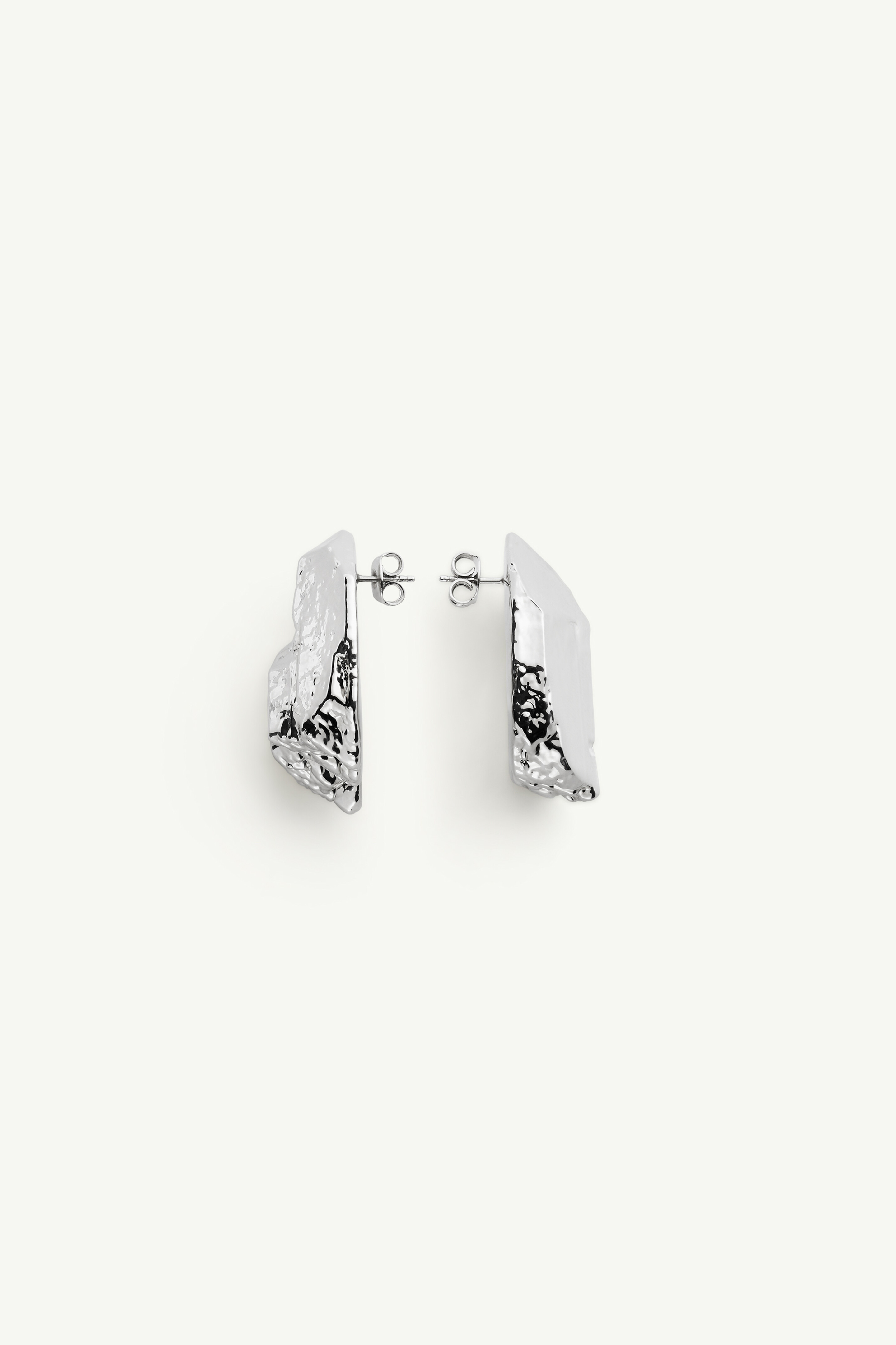 Rock hoop earring - 2