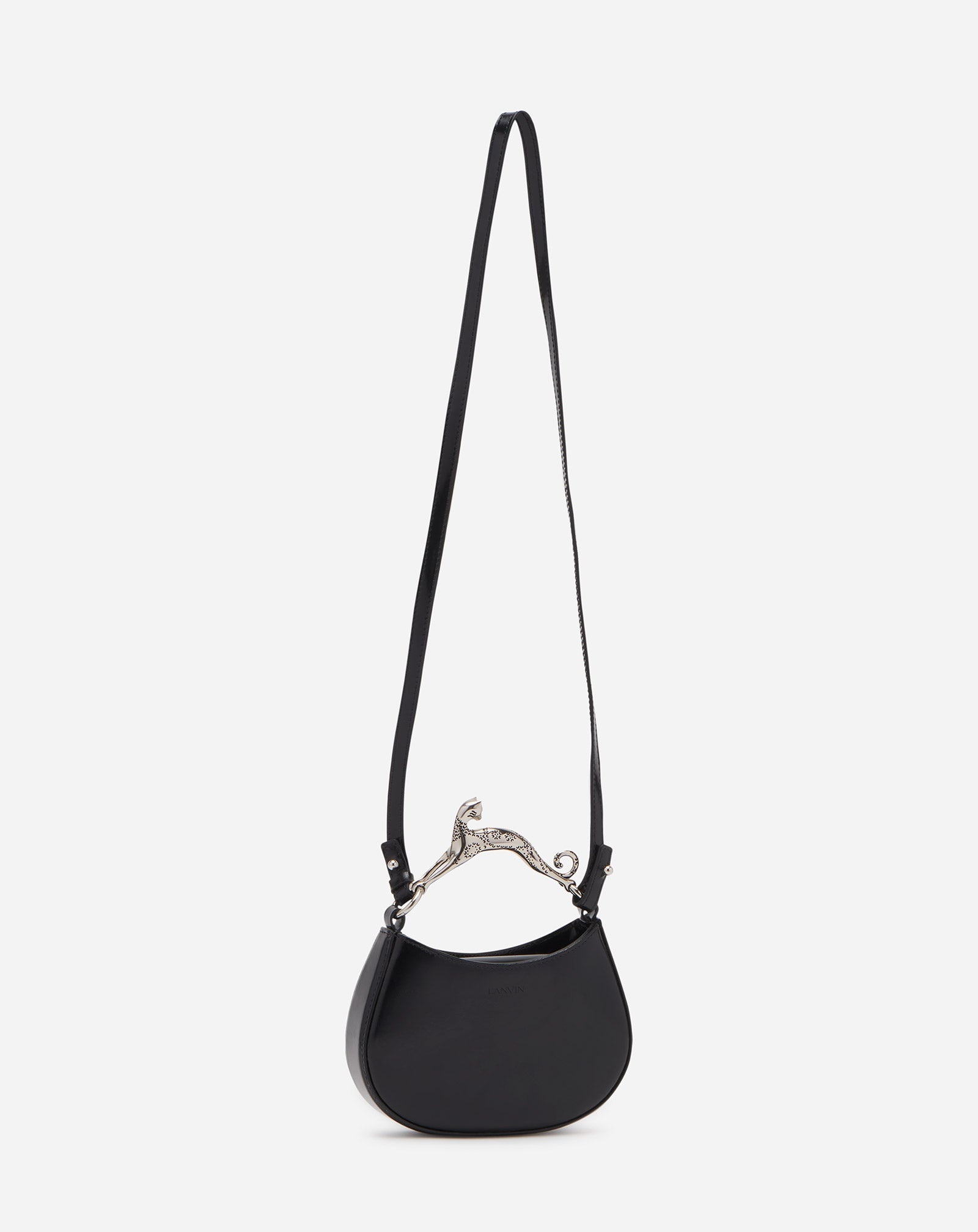 LEATHER NANO HOBO CAT BAG - 4