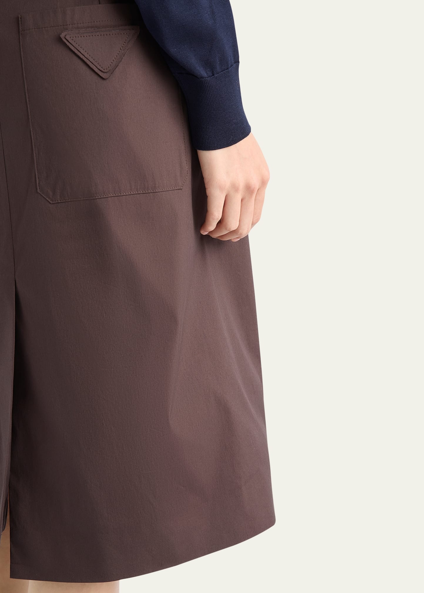 Poplin Poplin Wrap Skirt - 5