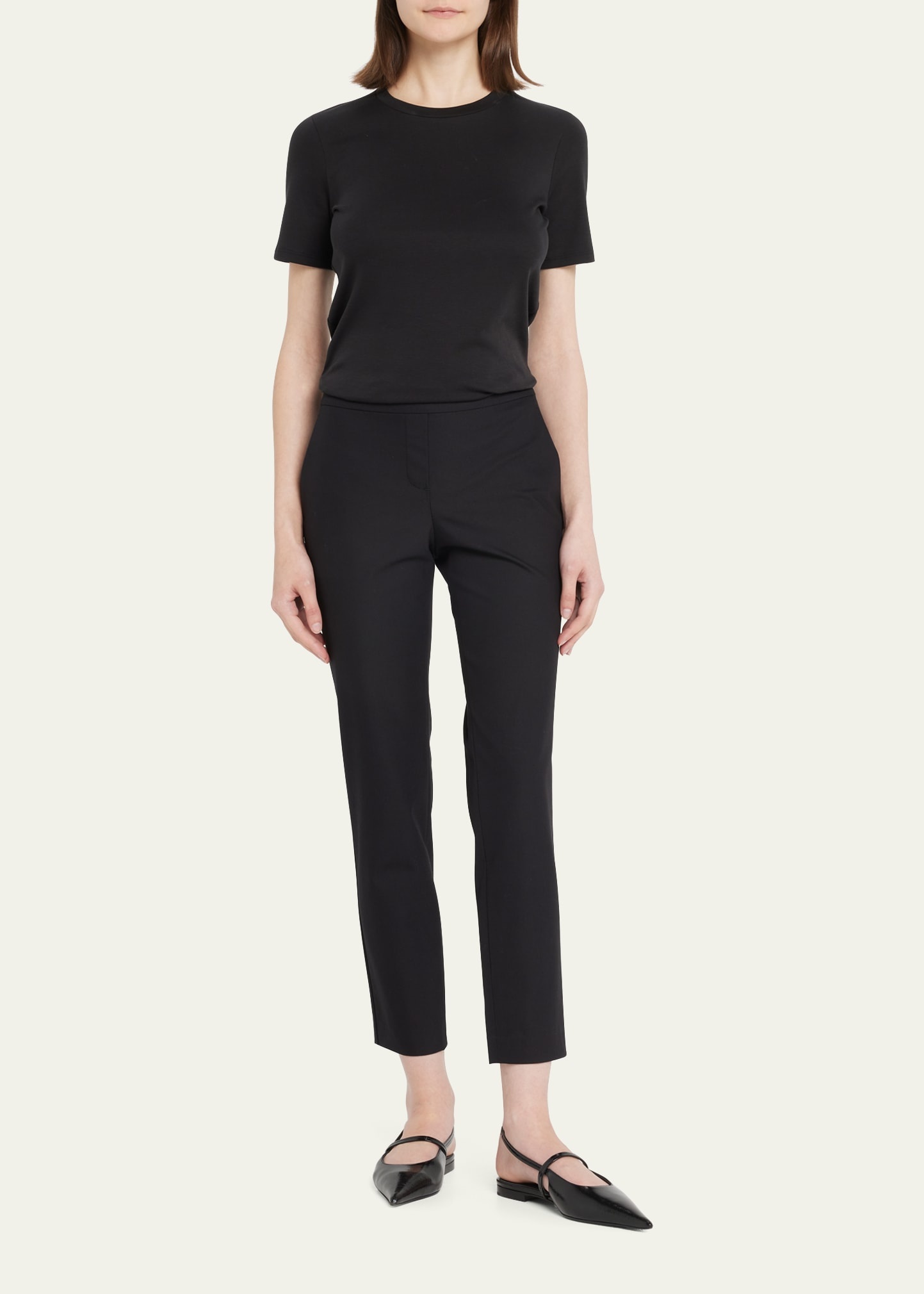 Johanna Crewneck Classic Tee - 2