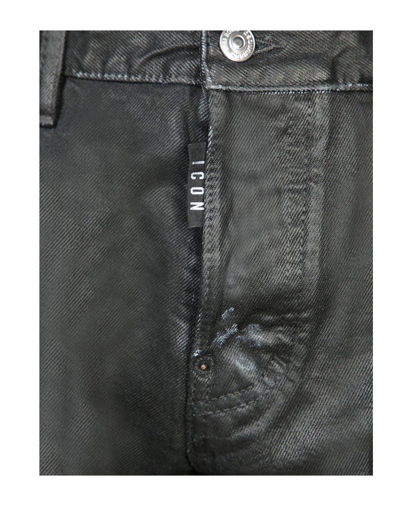 Garment-dyed Straight Leg Jeans - 3