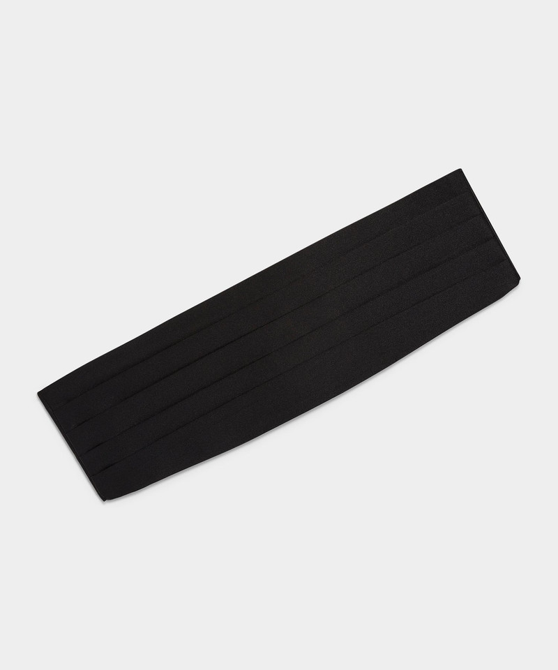 Silk Cummerbund in Black 1