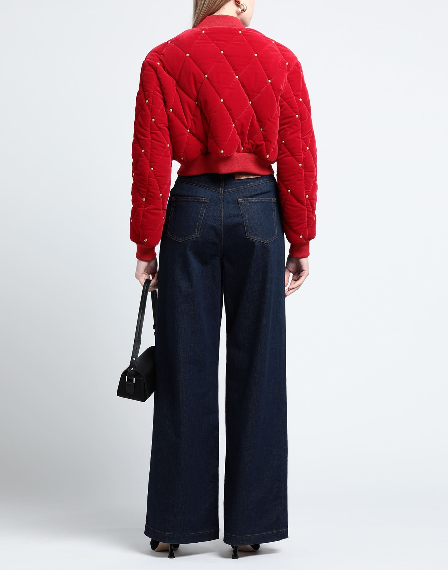 Red Women's Bomber - 4