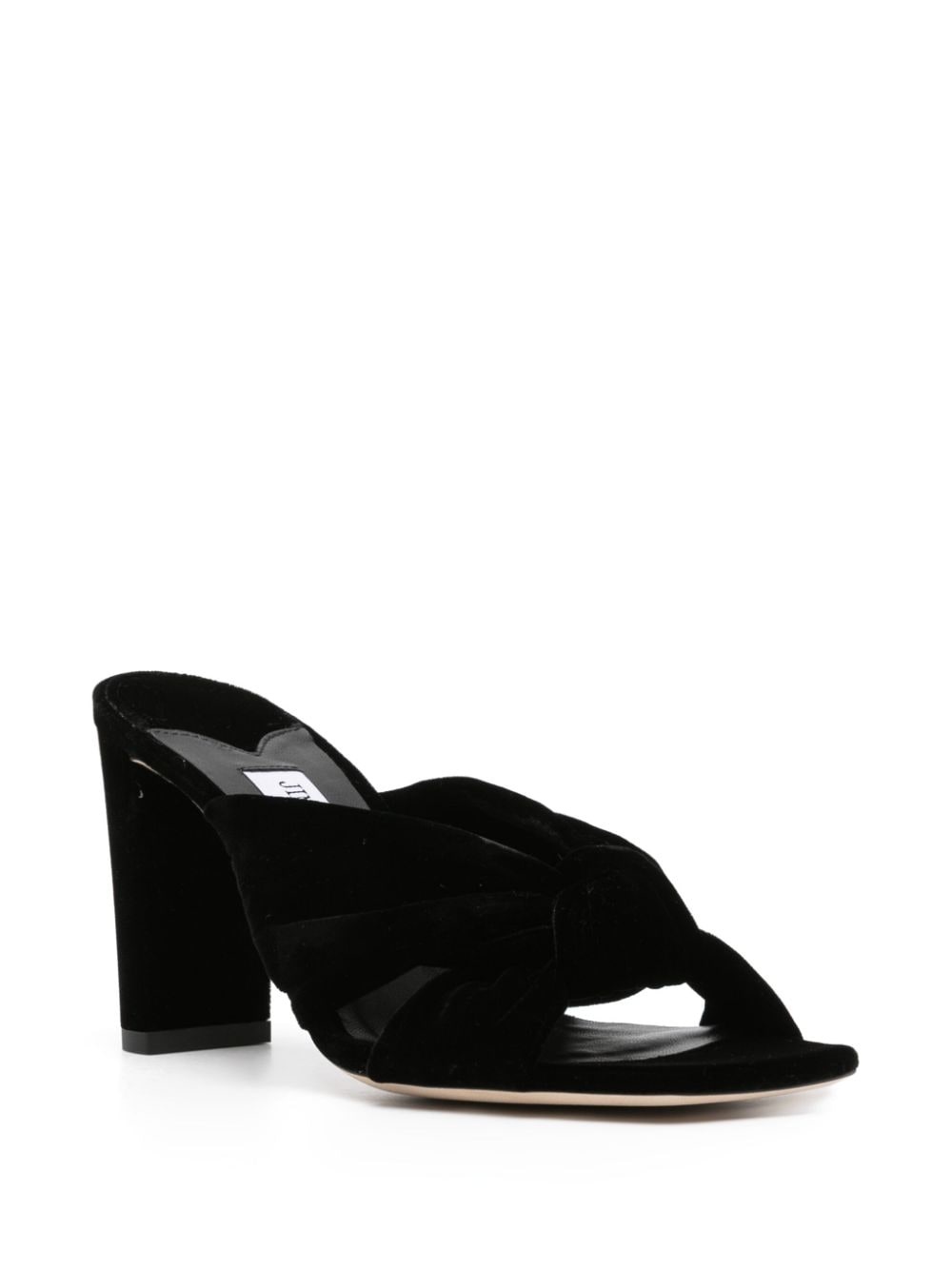 85mm Avenue velvet mules - 2