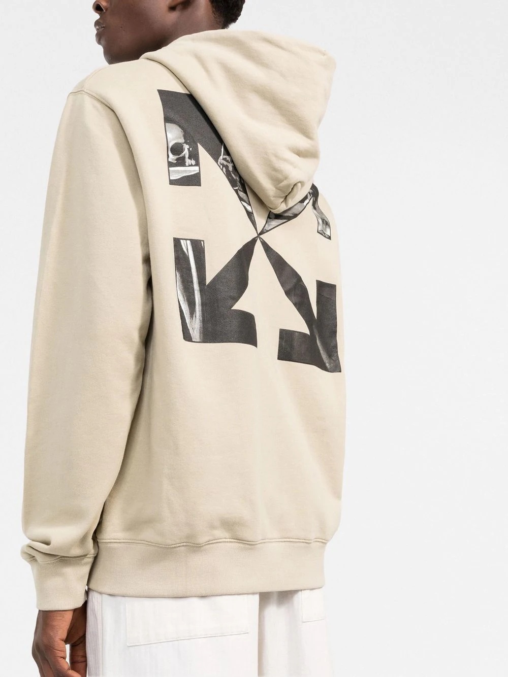 Arrows-print hoodie - 3