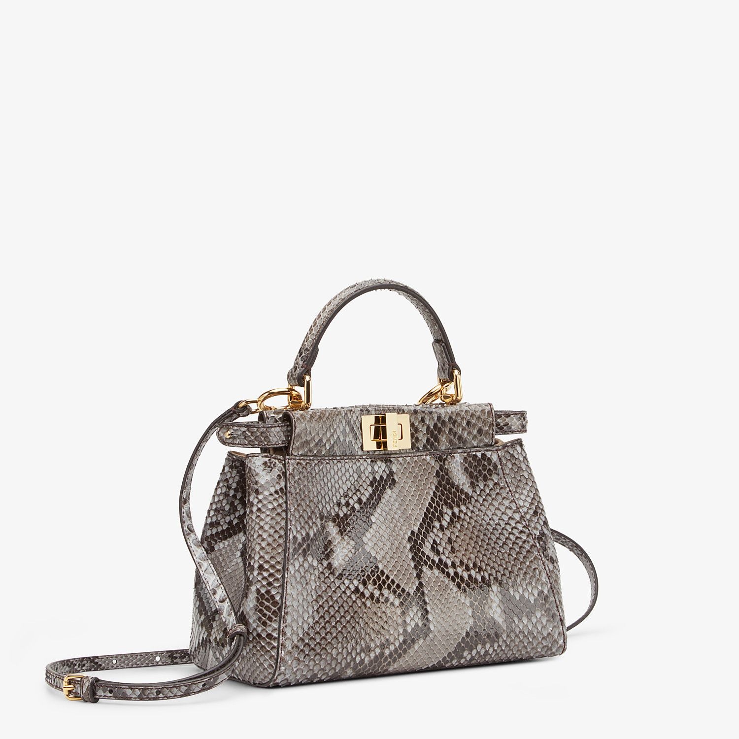 Gray python bag - 2