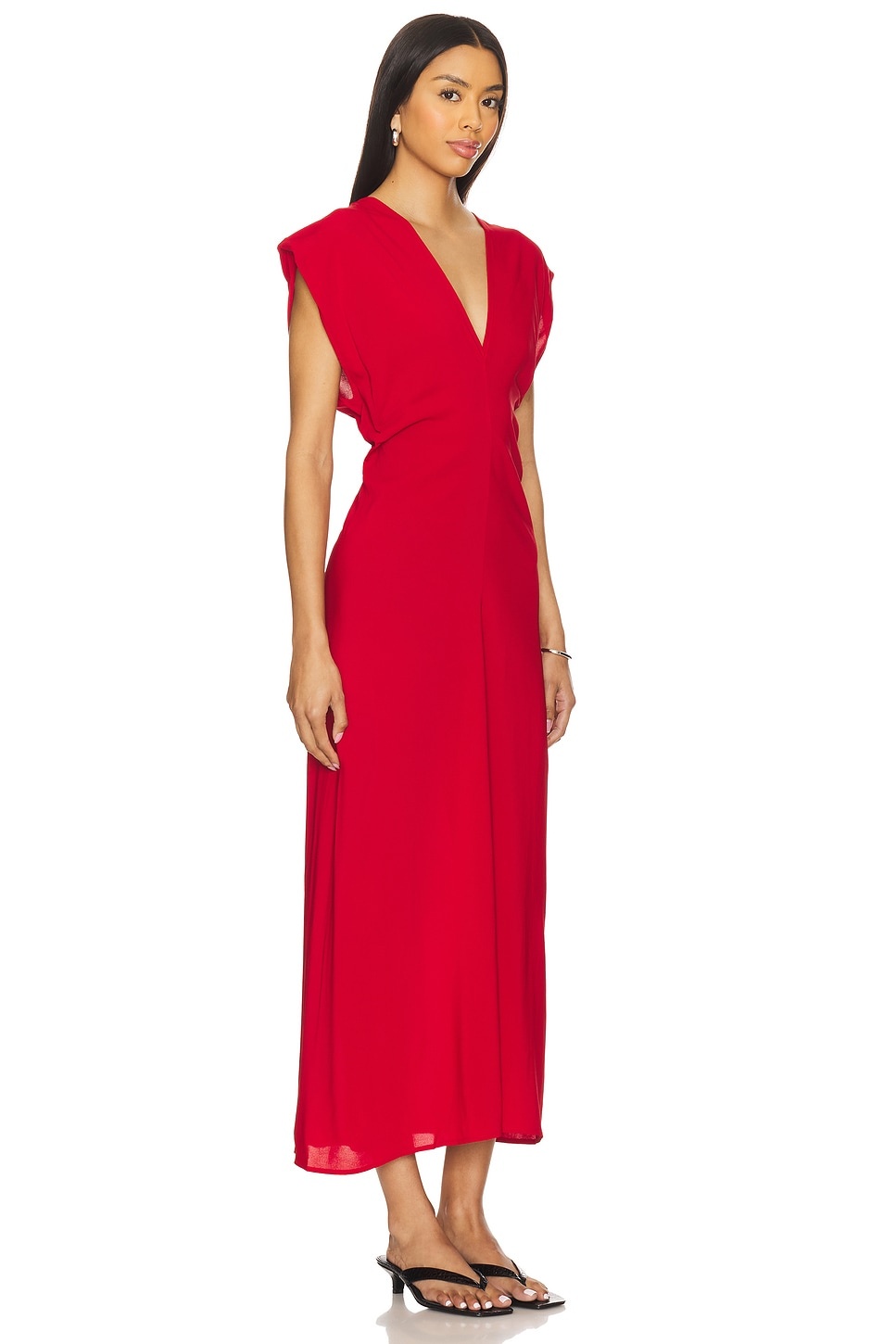 Plunge Drape Dress - 2