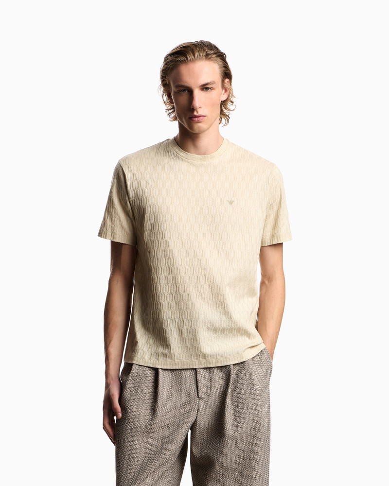 EMPORIO ARMANI COTTON JERSEY T-SHIRT outlook
