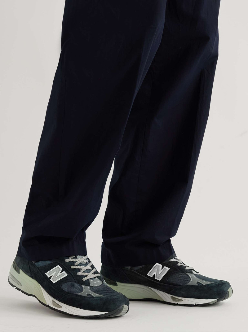 New Balance 991 Suede, Mesh and Leather Sneakers outlook
