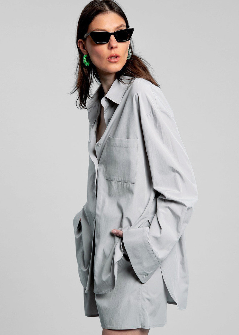 Lui Organic Cotton Shirt - Ice 6
