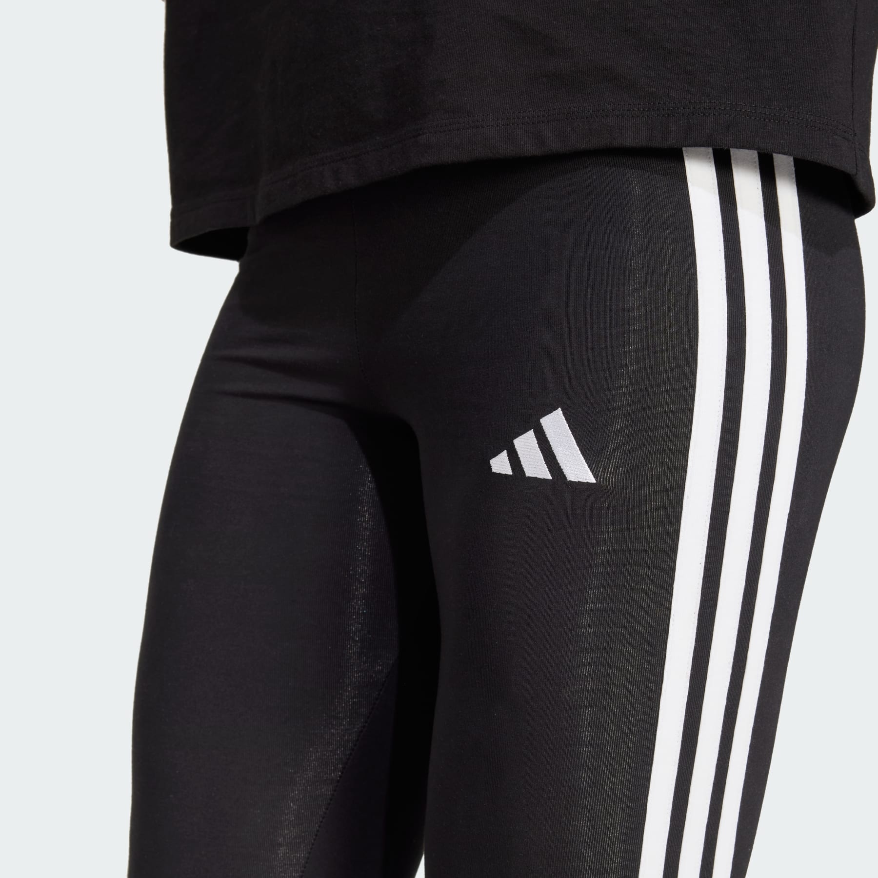 Essentials 3-Stripes Cotton Leggings - 6