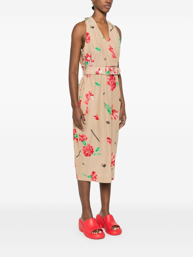 belted midi dress 3