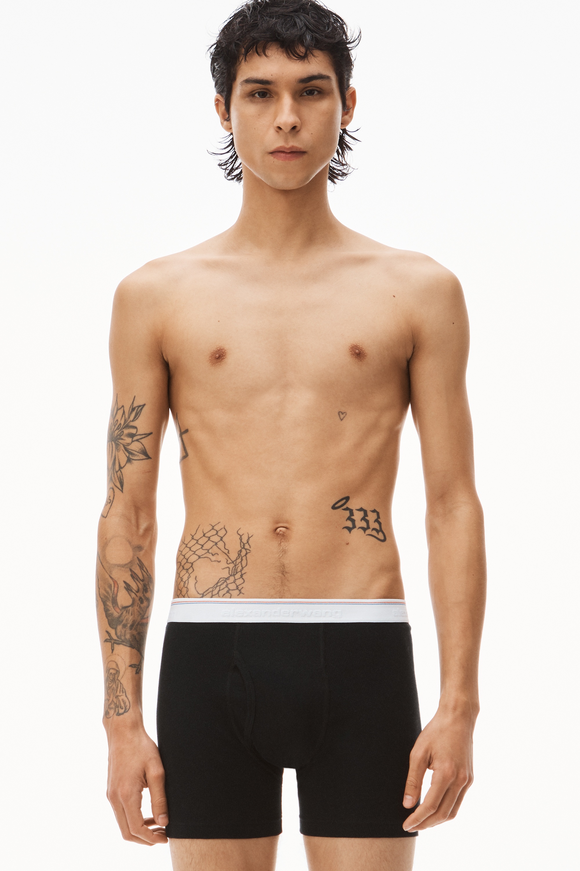 BOXER BRIEF IN RIBBED JERSEY - 5