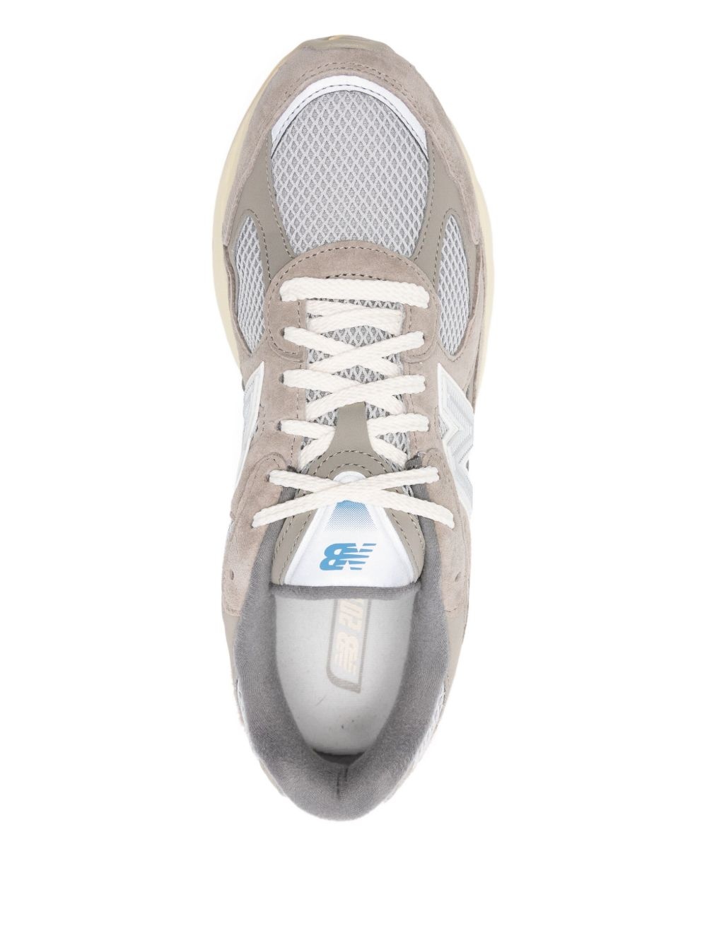2010 mesh suede sneakers - 4