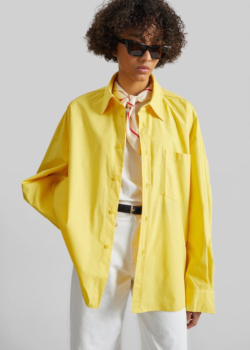 Cascais Oversized Shirt - Yellow 4