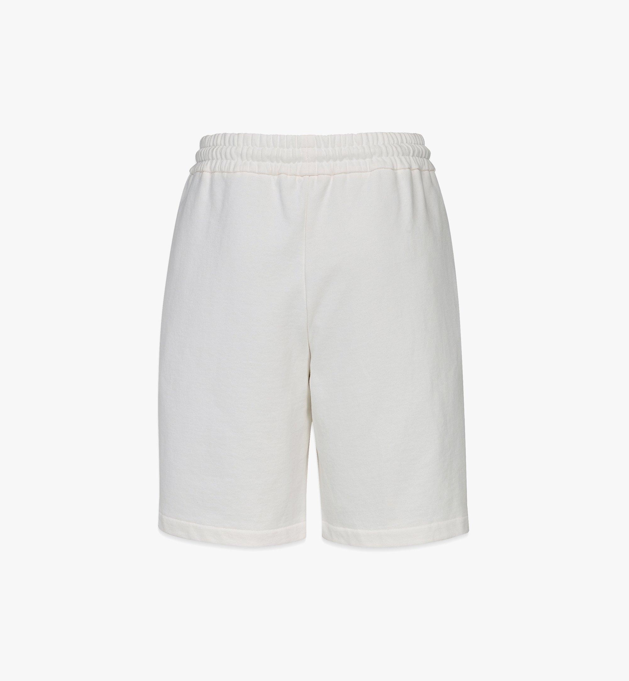 MCM Essentials Logo Track Shorts in Organic Cotton - 3