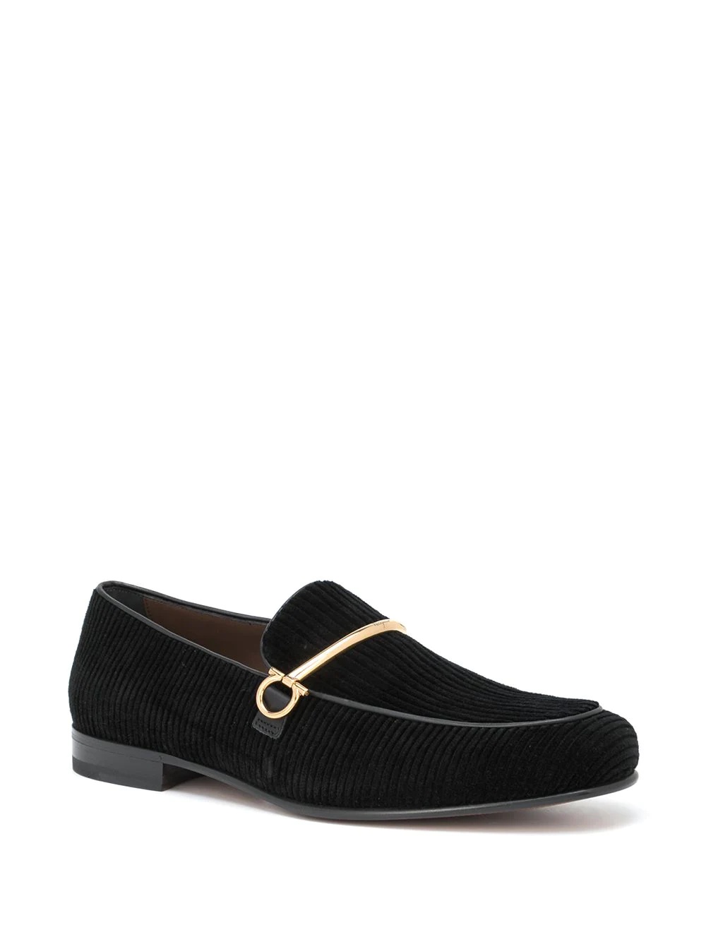 Gancini velvet moccasins - 2