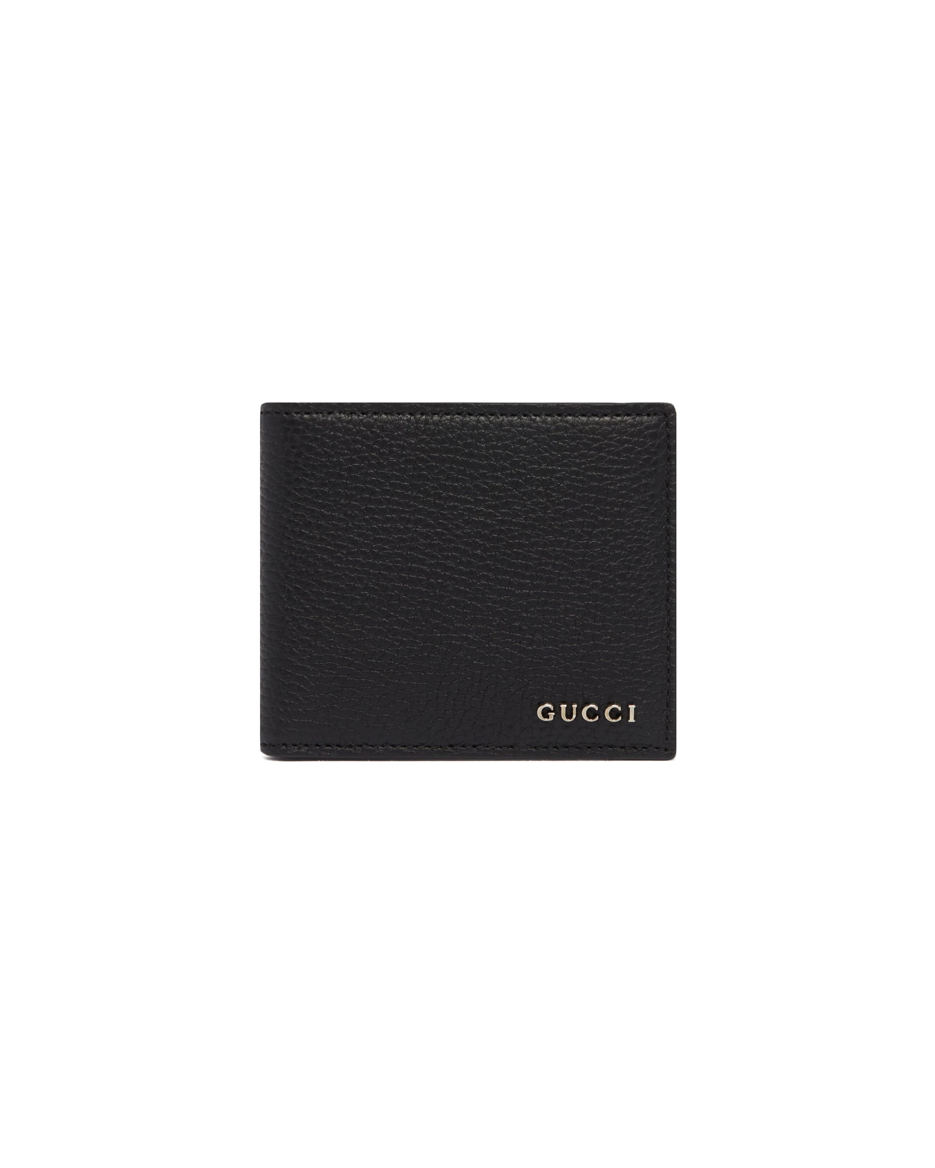 Black Bi-fold Logo Wallet - 2