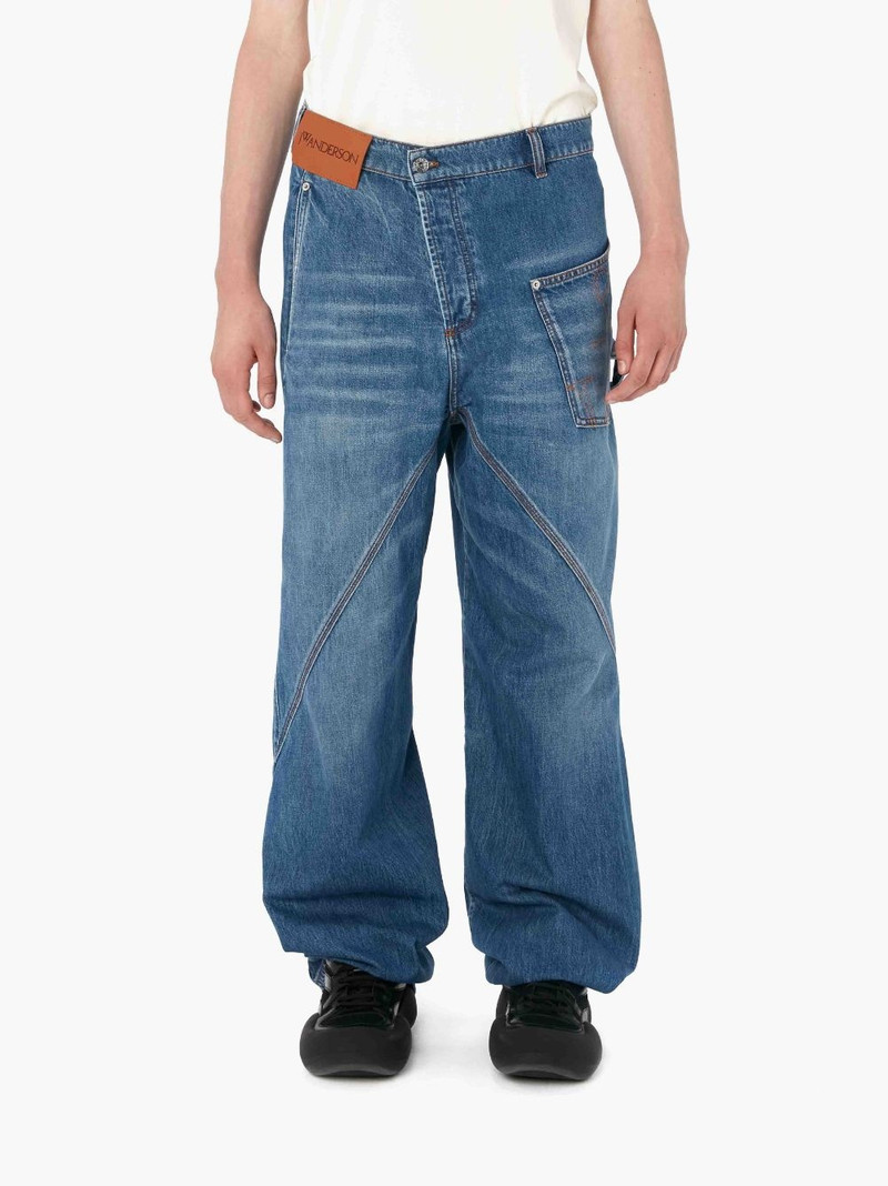 JW Anderson TWISTED WORKWEAR DENIM JEANS outlook