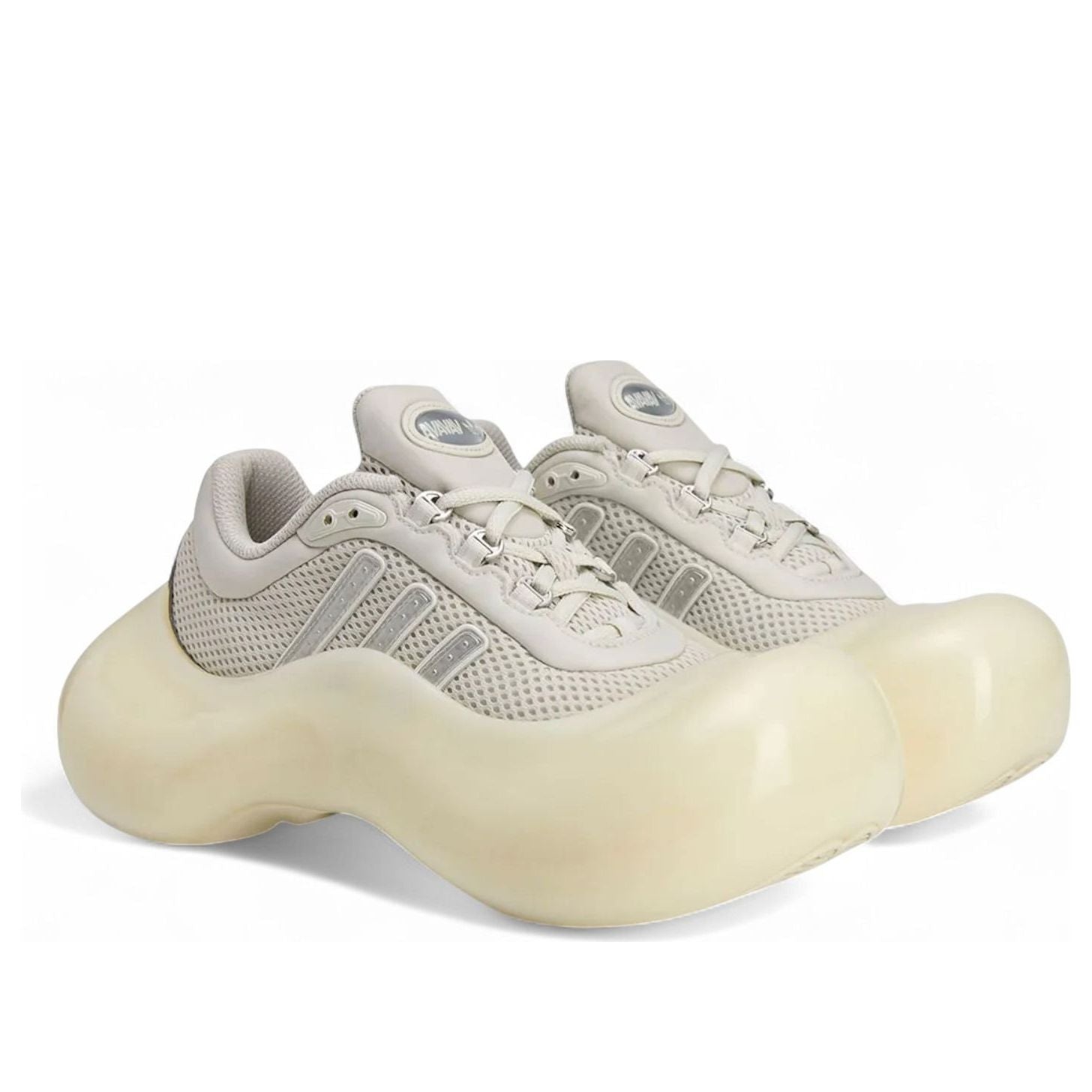 (WMNS) adidas x Avavav Moonrubber Megaride 'Off White' JI1495 - 3