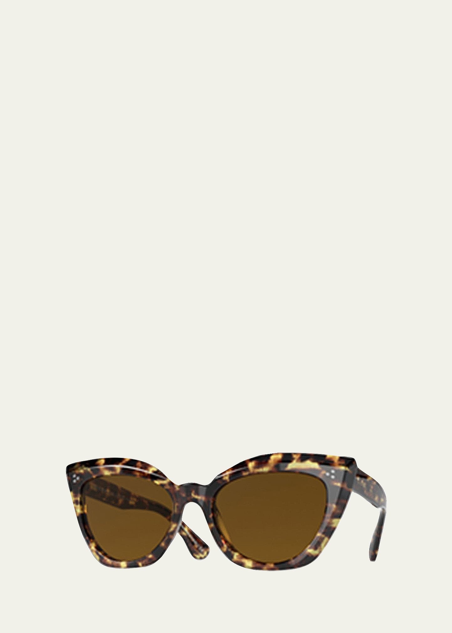 Laiya Dramatic Acetate Cat-Eye Sunglasses - 1