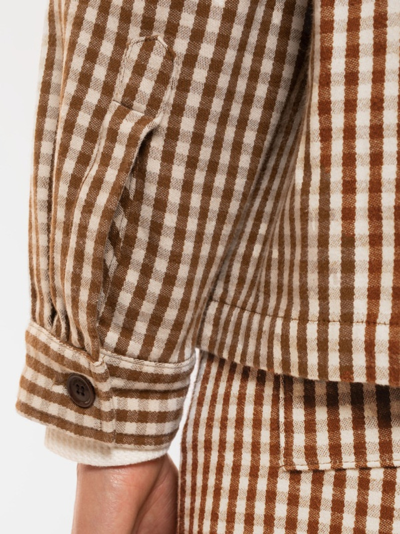 Maj Overshirt Gingham Oak 5