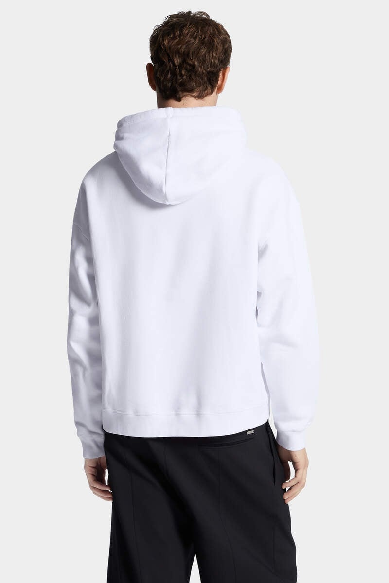 RELAX FIT DSQUARED2 HERITAGE HOODIE - 4