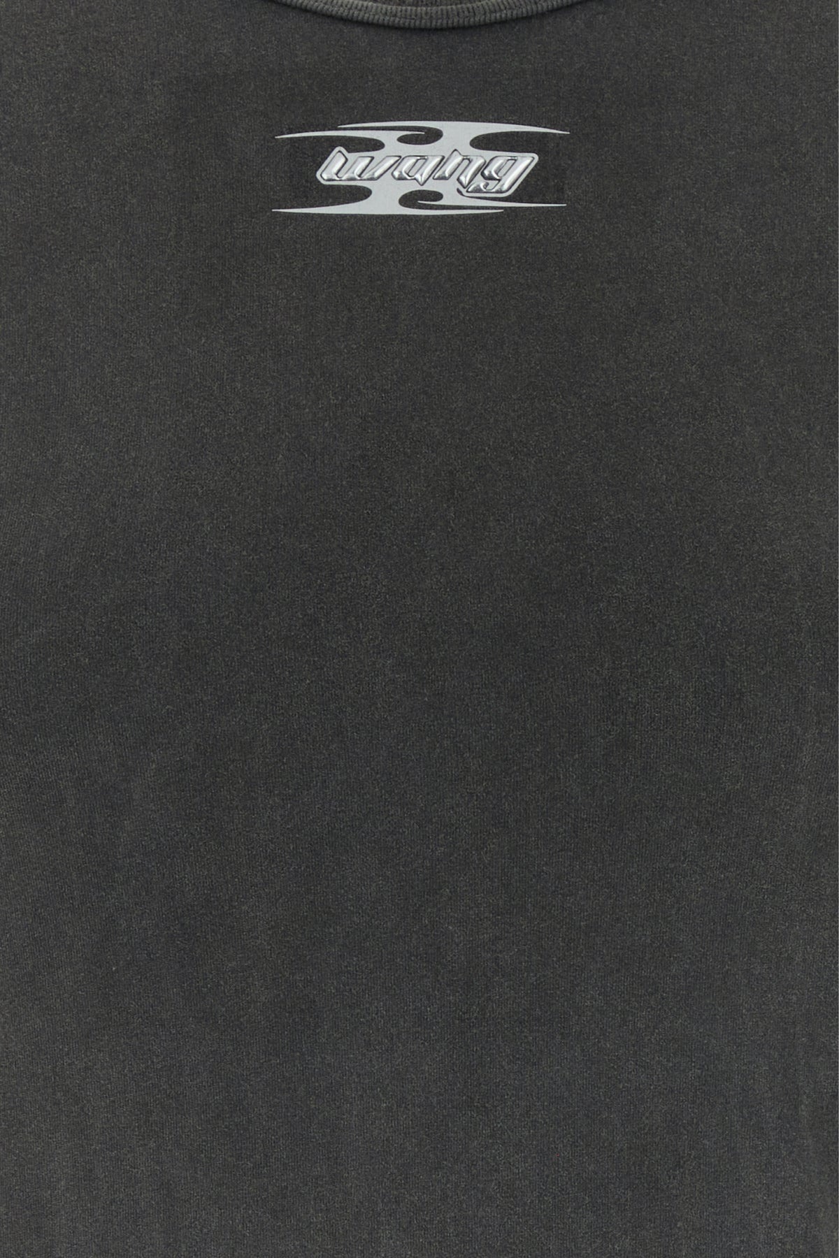 Charcoal cotton t-shirt mini dress - 3