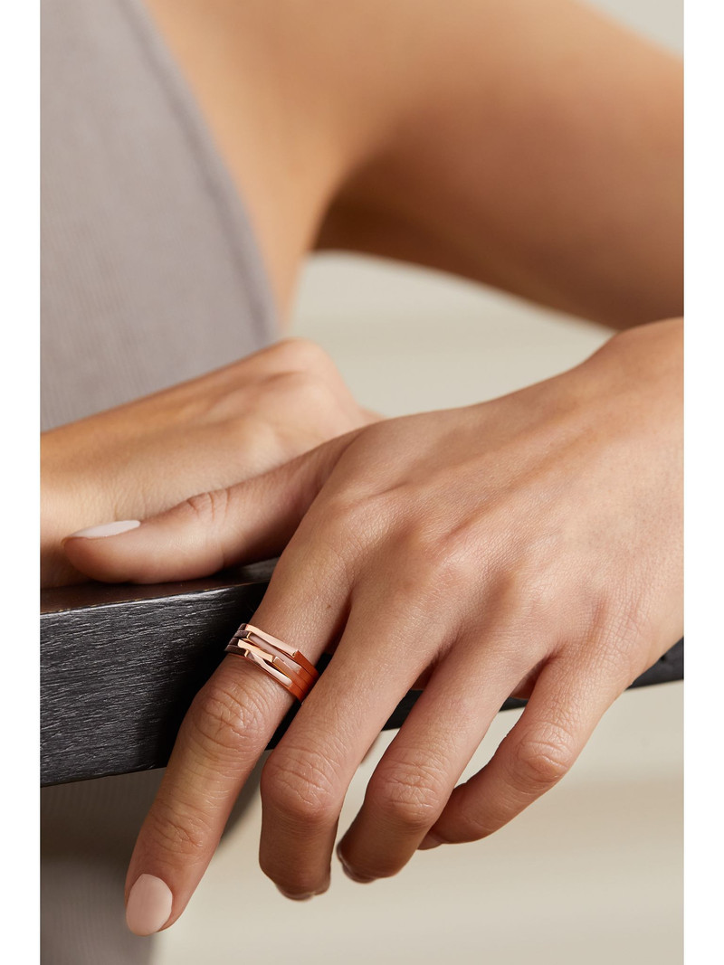 REPOSSI Antifer 18-karat rose gold ring Gold outlook
