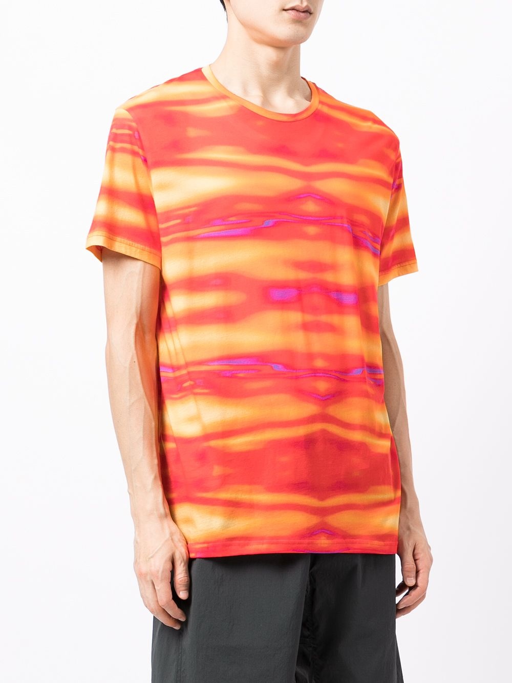 tie dye-print cotton T-Shirt - 3