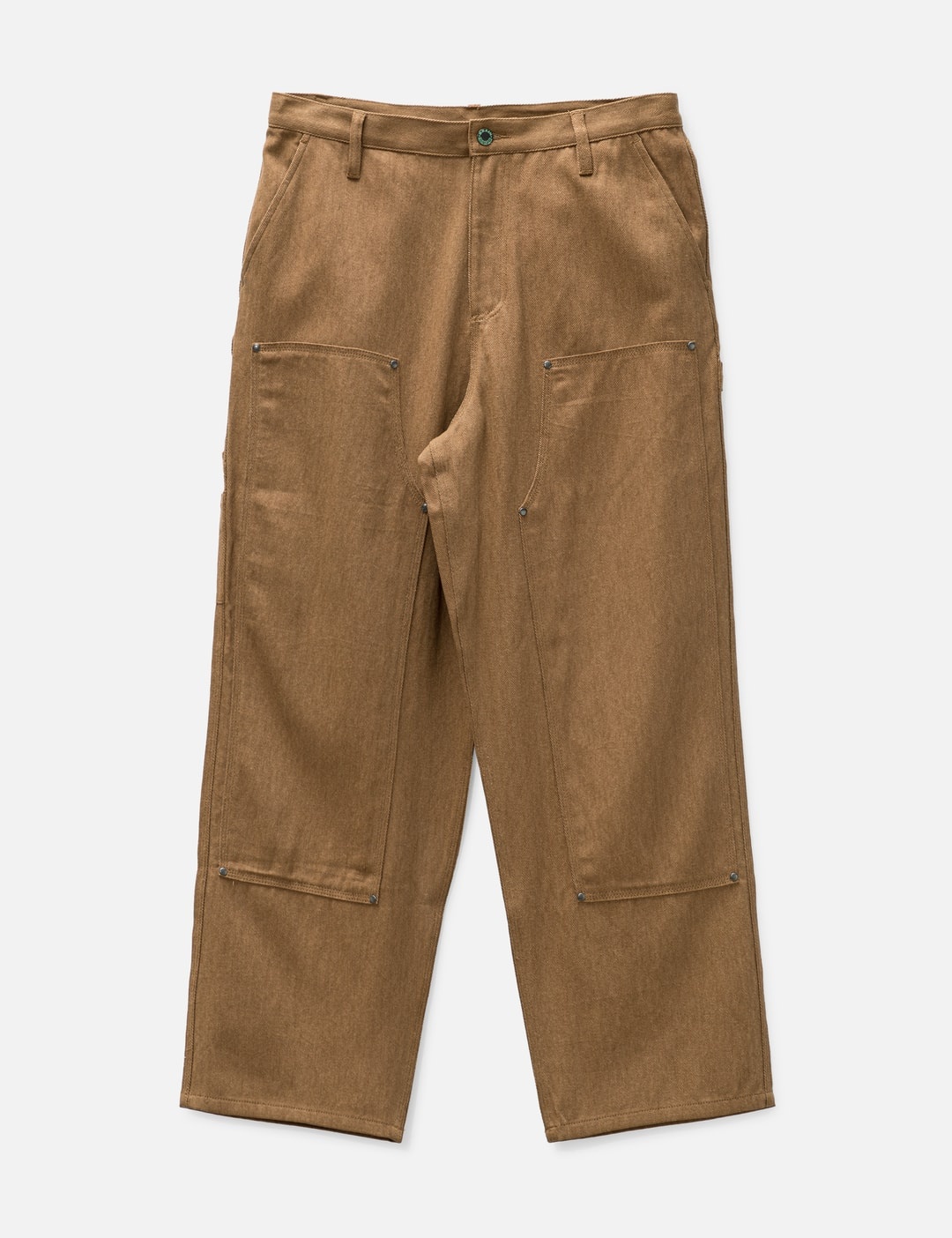 BULL DENIM DOUBLE KNEE UTILITY PANTS - 1