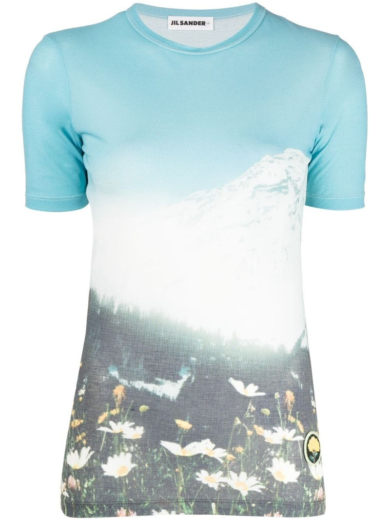 graphic-print cotton T-shirt 1
