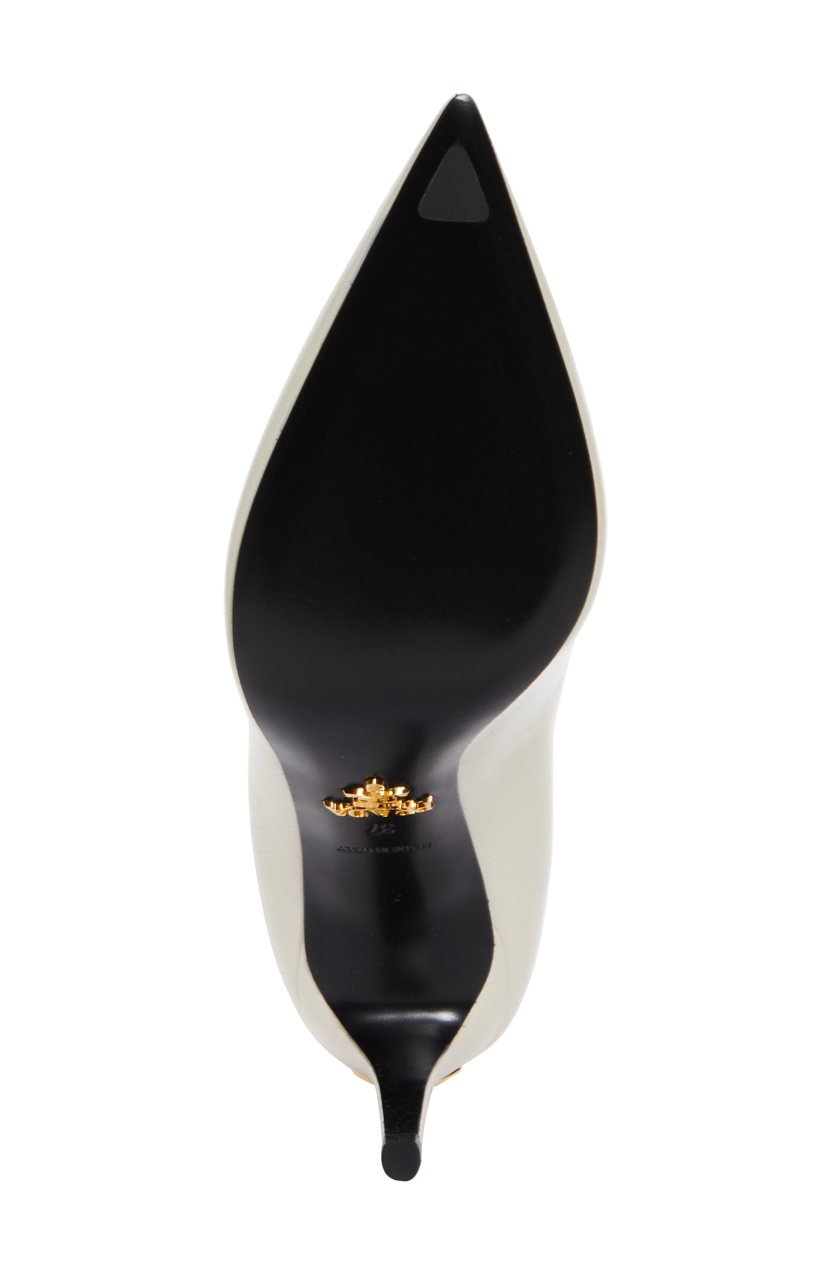 Prada Saffiano Leather Pump in Avorio at Nordstrom - 6