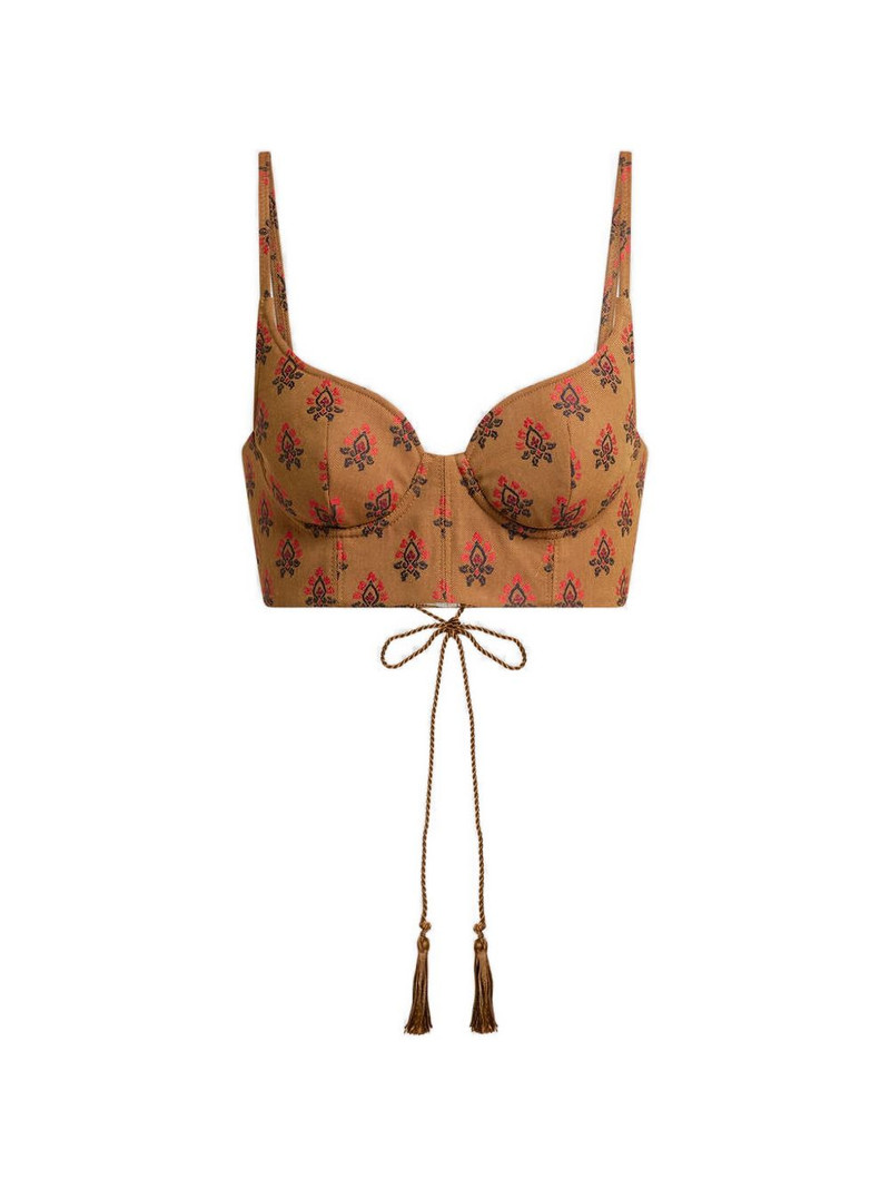 flower-embroidered crop top 1