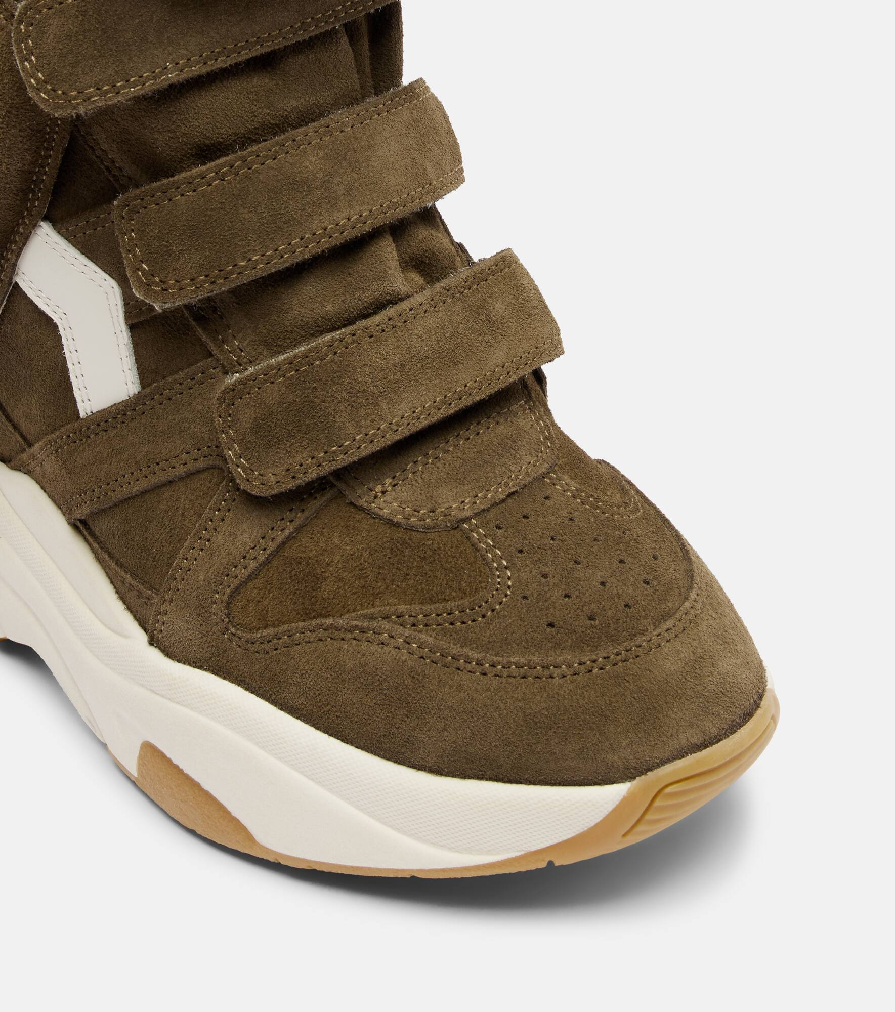 Balskee suede high-top platform sneakers - 5